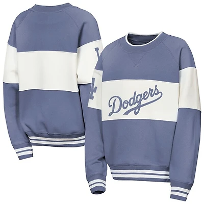 Youth Outerstuff  Blue Los Angeles Dodgers Ultimate Pastels On Base Sweatshirt