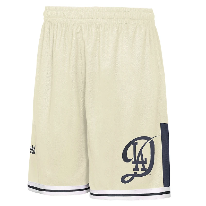 Short de mode Youth Outerstuff Cream Los Angeles Dodgers City Crew