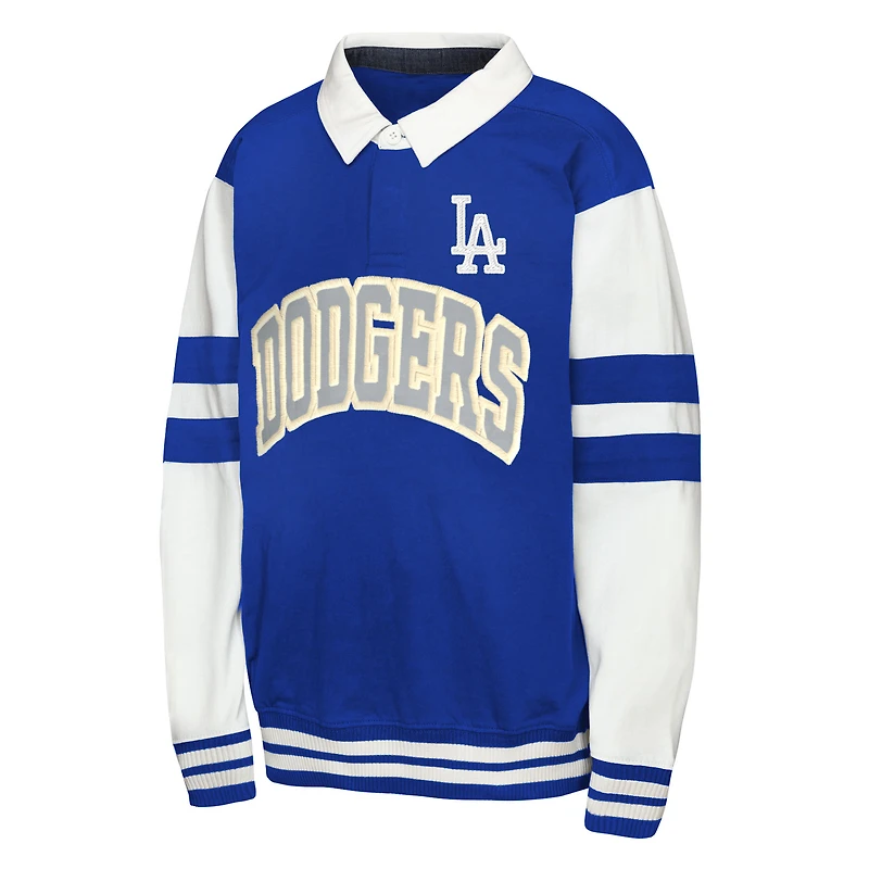 Youth Outerstuff  Royal Los Angeles Dodgers Big League Fielder MVP Fashion Sweatshirt