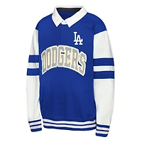 Youth Outerstuff  Royal Los Angeles Dodgers Big League Fielder MVP Fashion Sweatshirt