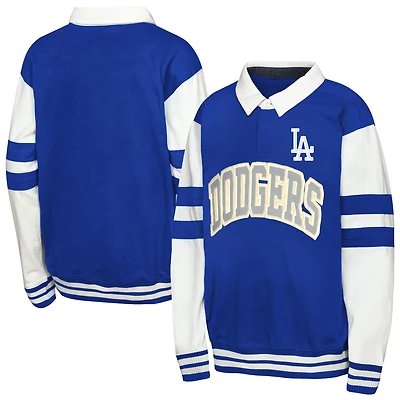 Youth Outerstuff Royal Los Angeles Dodgers Big League Fielder MVP Fashion Sweatshirt