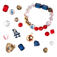 Kit de mini-perles pour jeunes de taille super petite, motif Los Angeles Dodgers