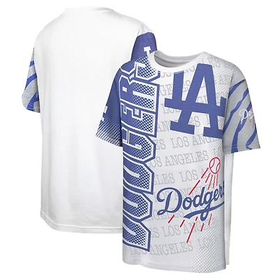 T-shirt blanc Impact Hit Bold des Dodgers de Los Angeles pour jeunes