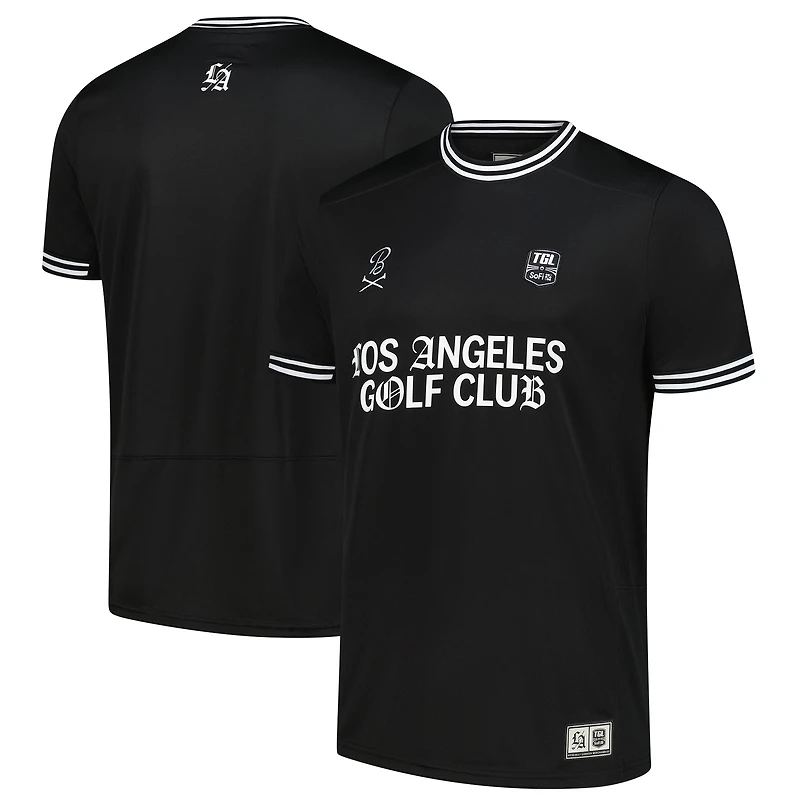 Men's Barstool Golf Black Los Angeles Club TGL Team Jersey