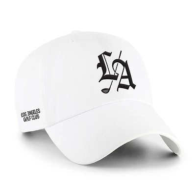 Men's '47 White Los Angeles Golf Club Sure Shot Clean Up Adjustable Hat