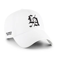 Men's '47  White Los Angeles Golf Club Sure Shot Clean Up Adjustable Hat