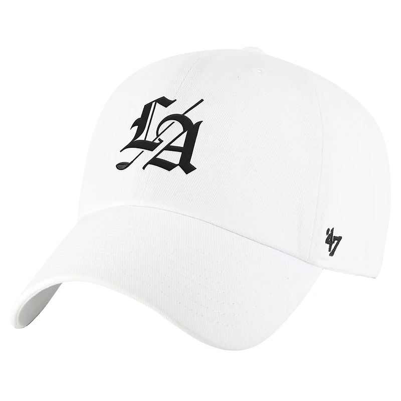 Men's '47 White TGL Los Angeles Golf Club Clean Up Adjustable Hat