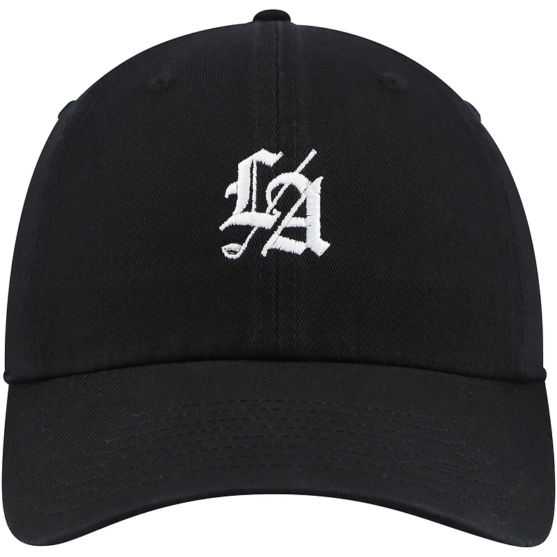 Men's Ahead Black Los Angeles Golf Club Largo Adjustable Hat