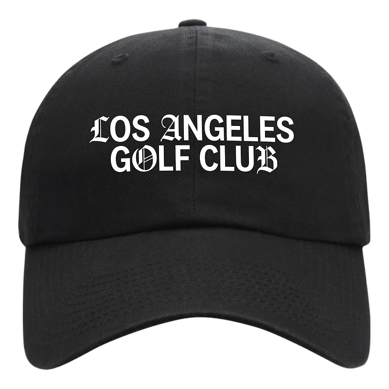 Men's Ahead Black Los Angeles Golf Club Largo Adjustable Hat
