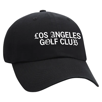 Men's Ahead Black Los Angeles Golf Club Largo Adjustable Hat