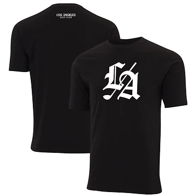 Men's Ahead Black Los Angeles Golf Club Pembroke T-Shirt