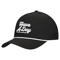 Men's Breezy Golf Black Los Angeles Golf Club Have A Day Adjustable Hat