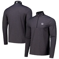 Greyson Clothiers Heather Black Los Angeles Golf Club Guide Sport Performance Pull à quart de zip pour hommes