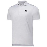 Men's johnnie-O Gray Los Angeles Golf Club Huron Solid Featherweight Performance Polo