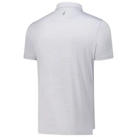 Men's johnnie-O Gray Los Angeles Golf Club Huron Solid Featherweight Performance Polo