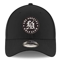 Men's New Era  Black Los Angeles Golf Club 9FORTY Adjustable Hat