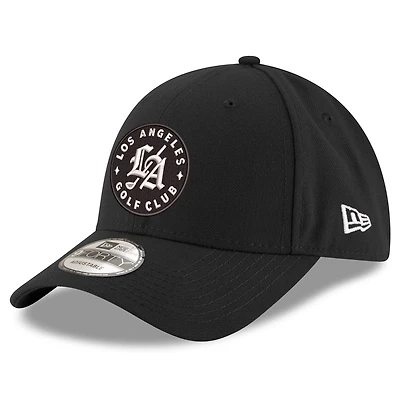 Men's New Era Black Los Angeles Golf Club 9FORTY Adjustable Hat