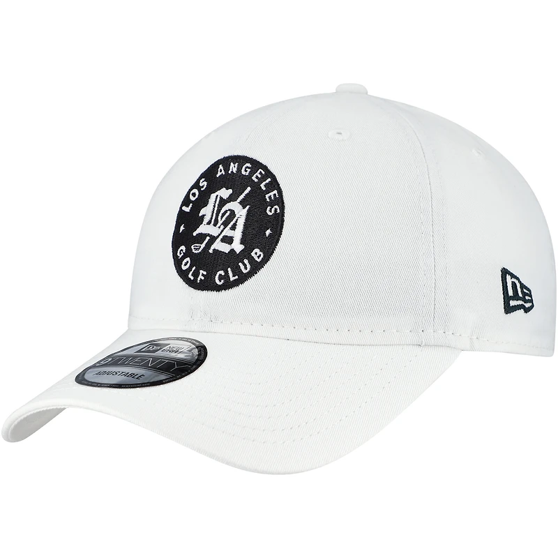 Men's New Era  White Los Angeles Golf Club TGL Team 9TWENTY Adjustable Hat