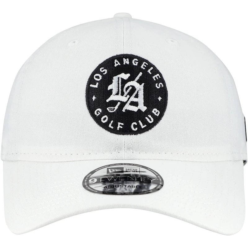 Men's New Era  White Los Angeles Golf Club TGL Team 9TWENTY Adjustable Hat