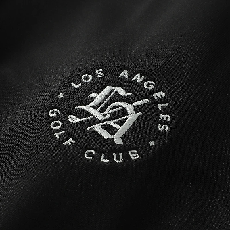 Men's Peter Millar Black Los Angeles Golf Club TGL Performance Jersey Polo