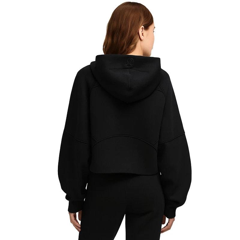 Sweat à capuche zippé oversize Los Angeles Golf Club Scuba noir pour femme de lululemon