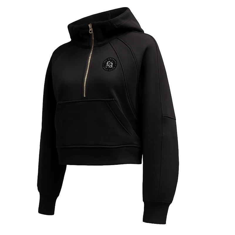 Sweat à capuche zippé oversize Los Angeles Golf Club Scuba noir pour femme de lululemon