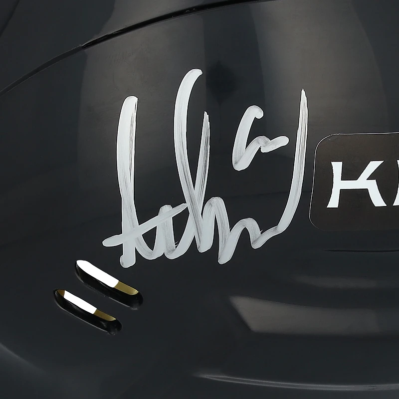 Adrian Kempe Los Angeles Kings Autographed Black Mini Helmet