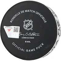 Alex Laferriere Los Angeles Kings Game-Used Goal Puck from March 22, 2026 vs. Utah Mammoth