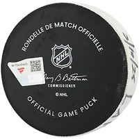 Alex Turcotte Los Angeles Kings Game-Used Goal Puck vs. Utah Mammoth on October 2, 2025