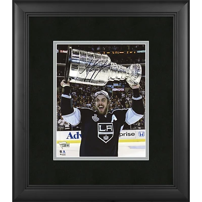 Anze Kopitar Los Angeles Kings Framed Autographed 8" x 10" Raising Cup Photograph