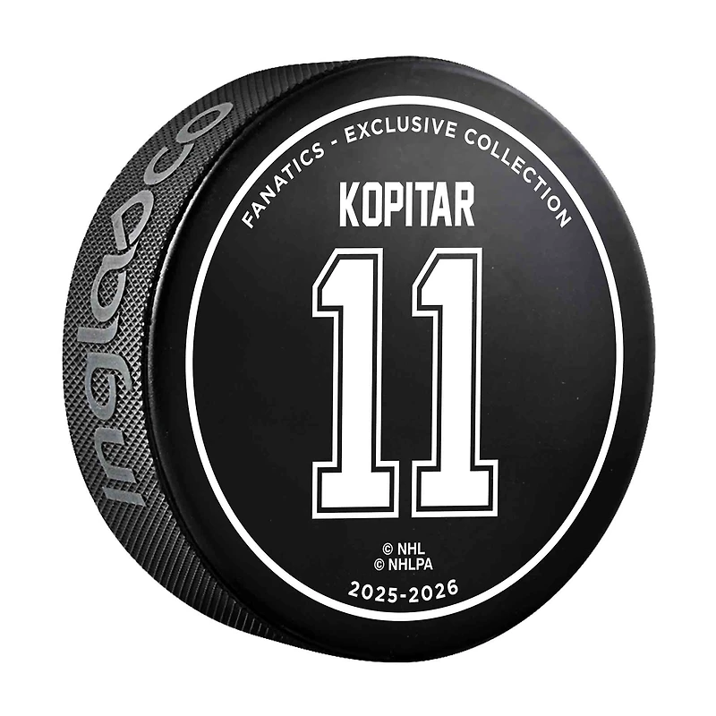 Anze Kopitar Los Angeles Kings Inglasco Retirement Hockey Puck - Limited Edition of 2026