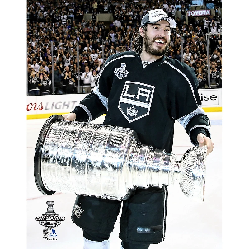 Drew Doughty Los Angeles Kings Unsigned Stanley Cup Champions Raising Photograph