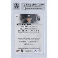Jordan Spence Los Angeles Kings Autographed 2022-23 Upper Deck Series 1 Youngs Guns #238 Beckett Fanatics Witnessed Authenticated 9/10 Rookie Card
