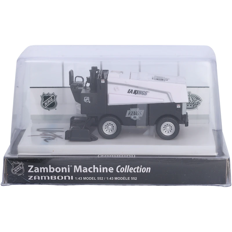 Zamboni moulée sous pression autographiée à l'échelle 1:43 de Kevin Fiala des Los Angeles Kings