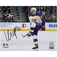 Kevin Fiala Los Angeles Kings Autographed 8" x 10" Reverse Retro Jersey Celebrating Photograph
