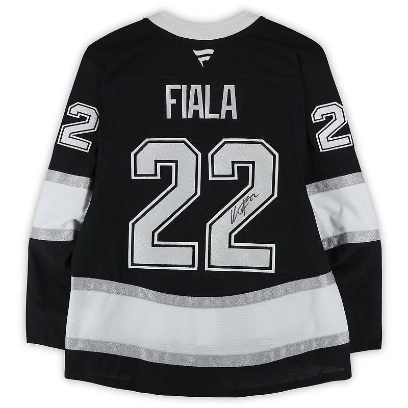 Kevin Fiala Los Angeles Kings Autographed Black Fanatics Authentic Pro Jersey