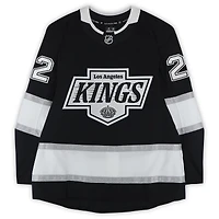 Maillot professionnel noir authentique Fanatics autographié de Kevin Fiala, des Kings de Los Angeles