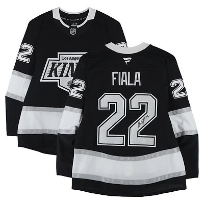 Kevin Fiala Los Angeles Kings Autographed Black Fanatics Authentic Pro Jersey