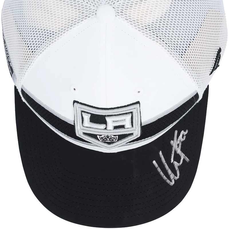 Casquette blanche dédicacée Fanatics Draft des Los Angeles Kings de Kevin Fiala
