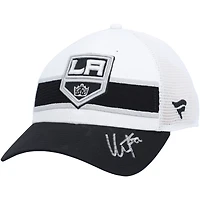 Casquette blanche dédicacée Fanatics Draft des Los Angeles Kings de Kevin Fiala