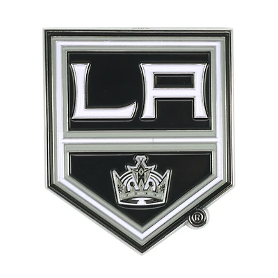 Logo Brands  Los Angeles Kings Embossed Color Auto Emblem