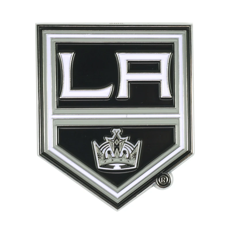 Logo de marque Los Angeles Kings Emblème automobile en relief couleur