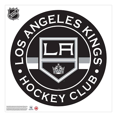 Los Angeles Kings - 36'' x 36'' Team Repositional Stripe Design Vinyl Wall Decal