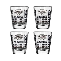 Lot de 4 verres à liqueur de 56 ml des Kings de Los Angeles