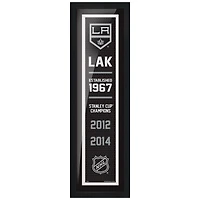 Los Angeles Kings - Enseigne Empire Encadrée 6'' x 22''