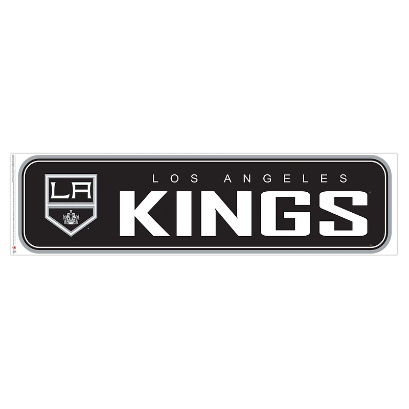 Los Angeles Kings - 90'' x 23'' Team Repositional Long Design Wall Decal