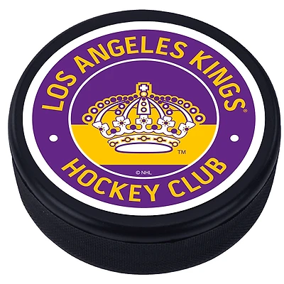 Los Angeles Kings - Textured Vintage Classic Hockey Puck