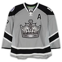 Matt Greene Los Angeles Kings Player-Issued #2 Gray Reebok Jersey vs. Anaheim Ducks on January 25, 2014 - NHL Stadium Series