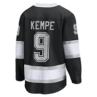 Maillot domicile Premier Breakaway noir Adrian Kempe des Kings de Los Angeles pour homme