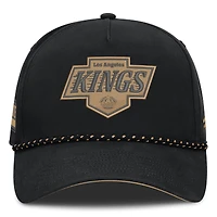 Men's Fanatics  Black Los Angeles Kings Military Appreciation Authentic Pro A-Frame Adjustable Hat